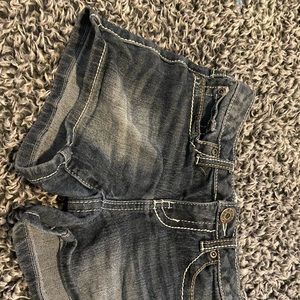 girls jean shorts